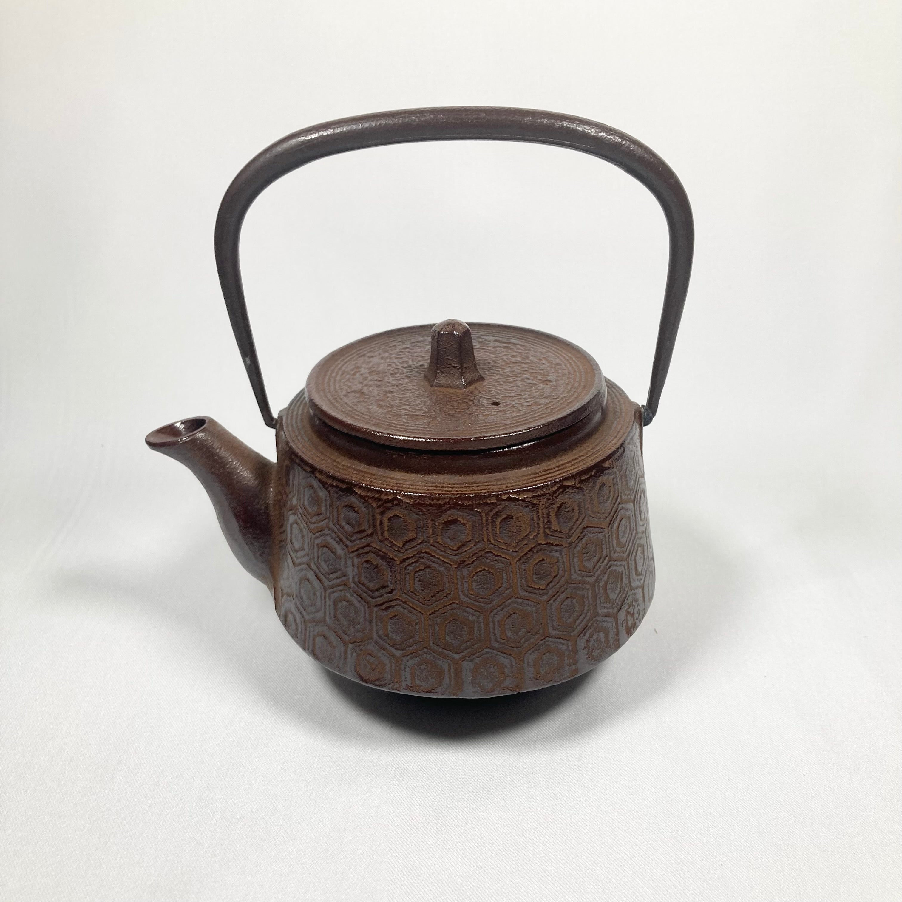 Iron Teapot [南部鉄器] | tortoise shell pattern | No.J004- FREE SHIPPING