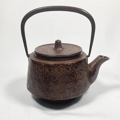 Iron Teapot [南部鉄器] | tortoise shell pattern | No.J004- FREESHIPPING 