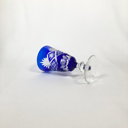 Kiriko Glasses[切り子グラス] | Blue | No.J002 - FREE SHIPPING