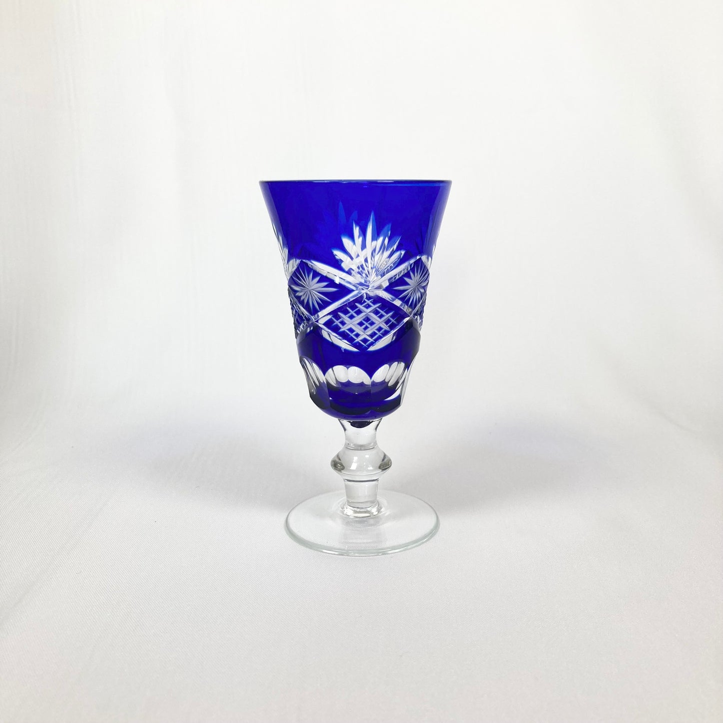 Kiriko Glasses[切り子グラス] | Blue | No.J002 - FREE SHIPPING